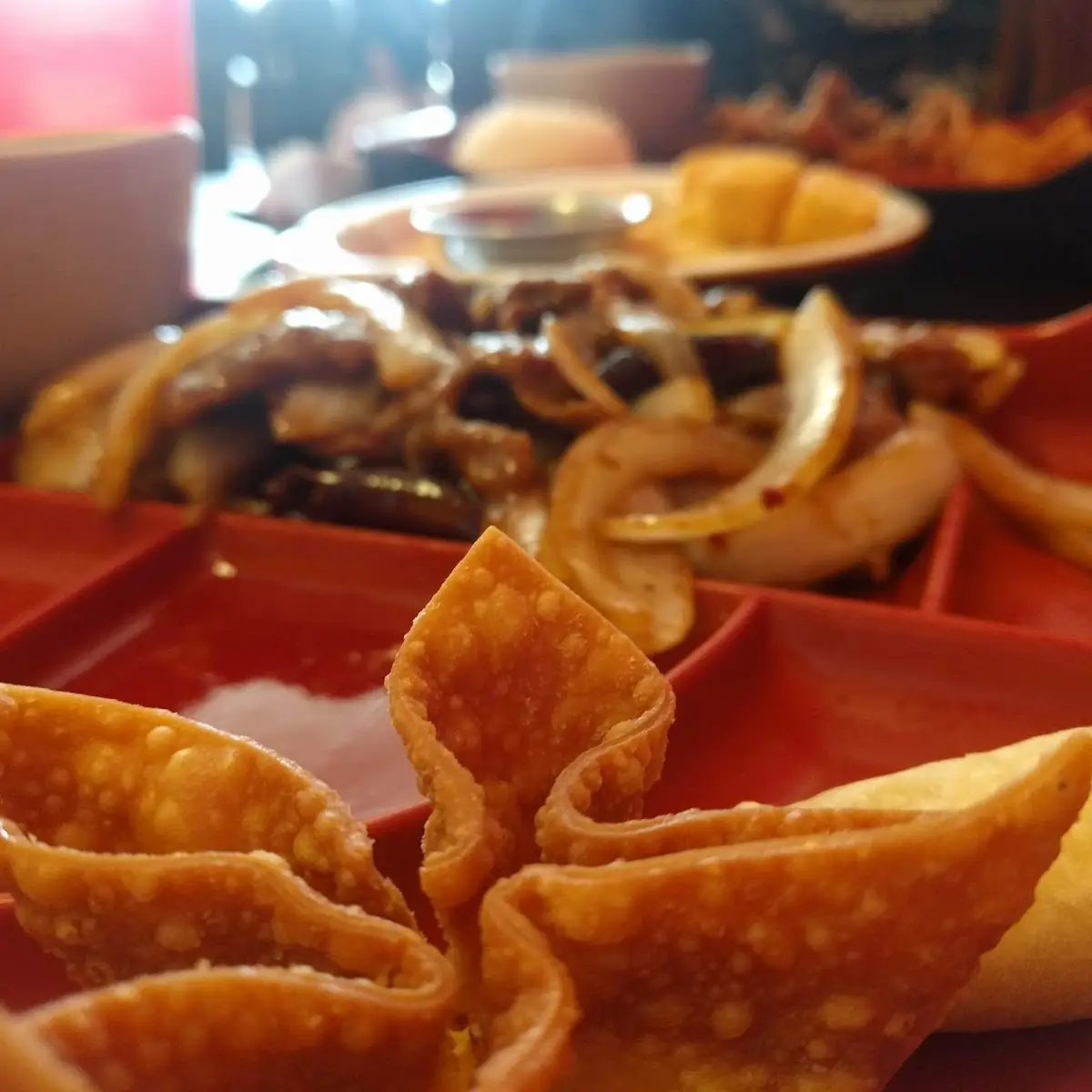 sampler platter 三拼小吃 炸水餃 鹽酥雞 章魚小丸子